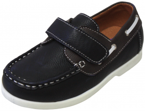 KIDS BOAT SHOES (2212152) BLK/BROWN